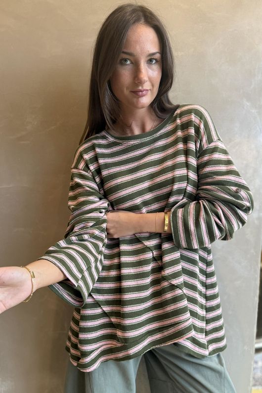 Camber Sand Knit Olive & Sugar /11=